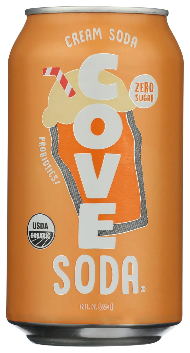 COVE KOMBUCHA Organic Cream Soda, 12 FZ