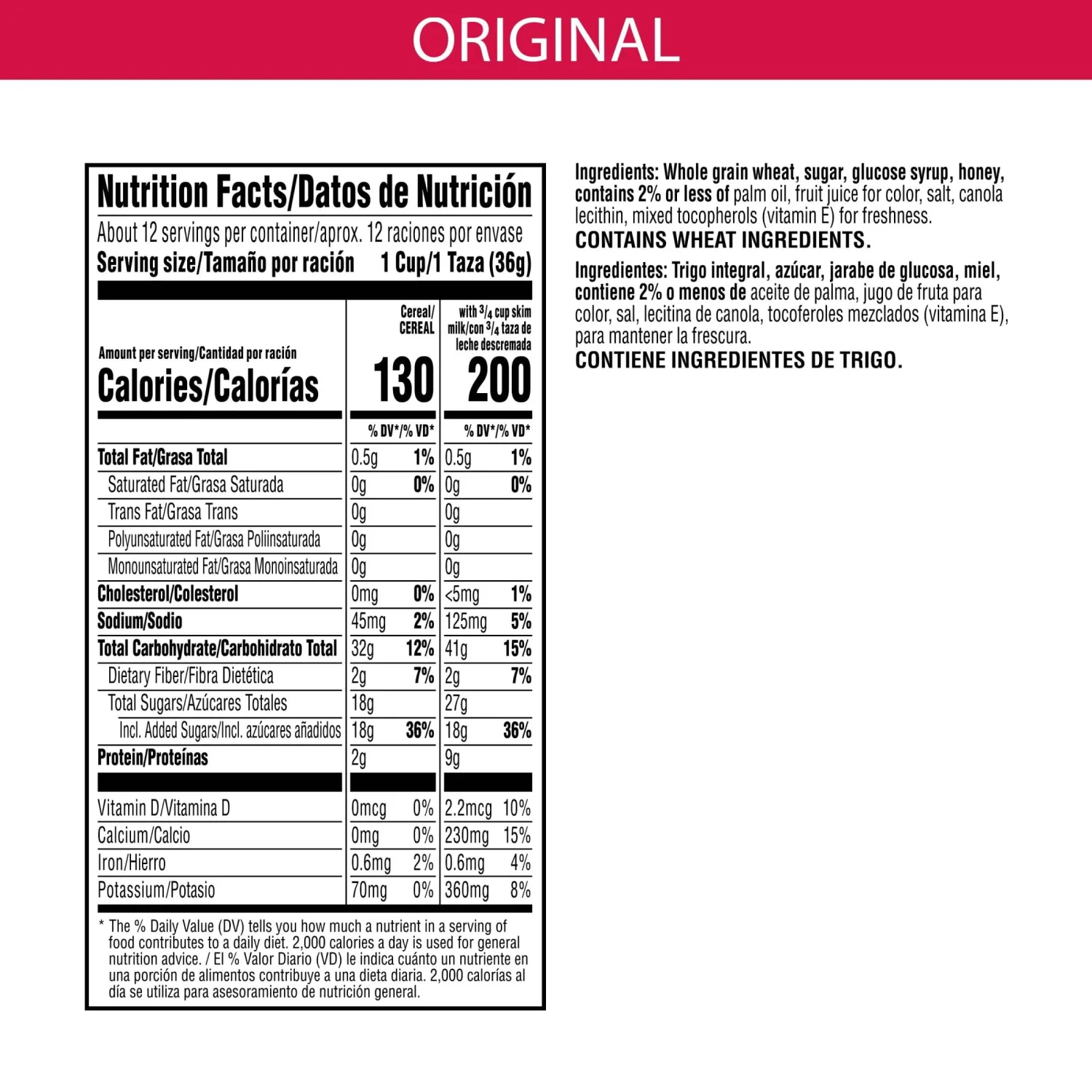 Kellogg's Honey Smacks Breakfast Cereal, Made with Whole Grain, Kids Snacks, Large Size, Original, 15.3oz Box (1 Box)