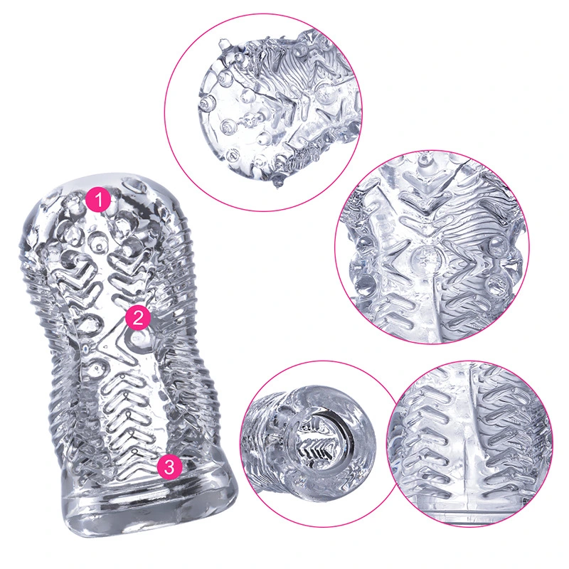 Airplane Bottle Transparent Male Turtle Head Exerciser