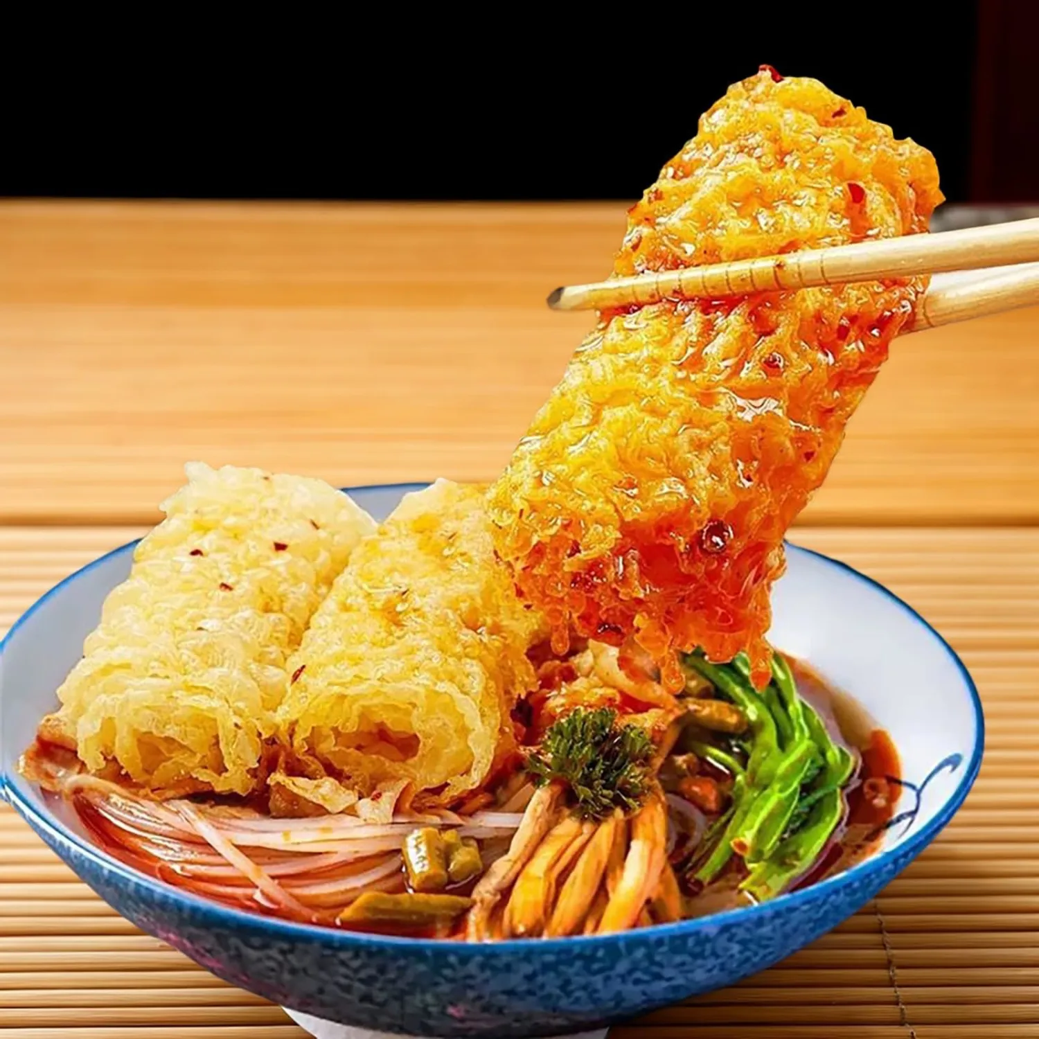 Deep Fried Bean Skin Rolls ean curd roll Dried Tofu Skin响铃卷 炸豆皮卷(120g × 2 packs/240g)8.5oz