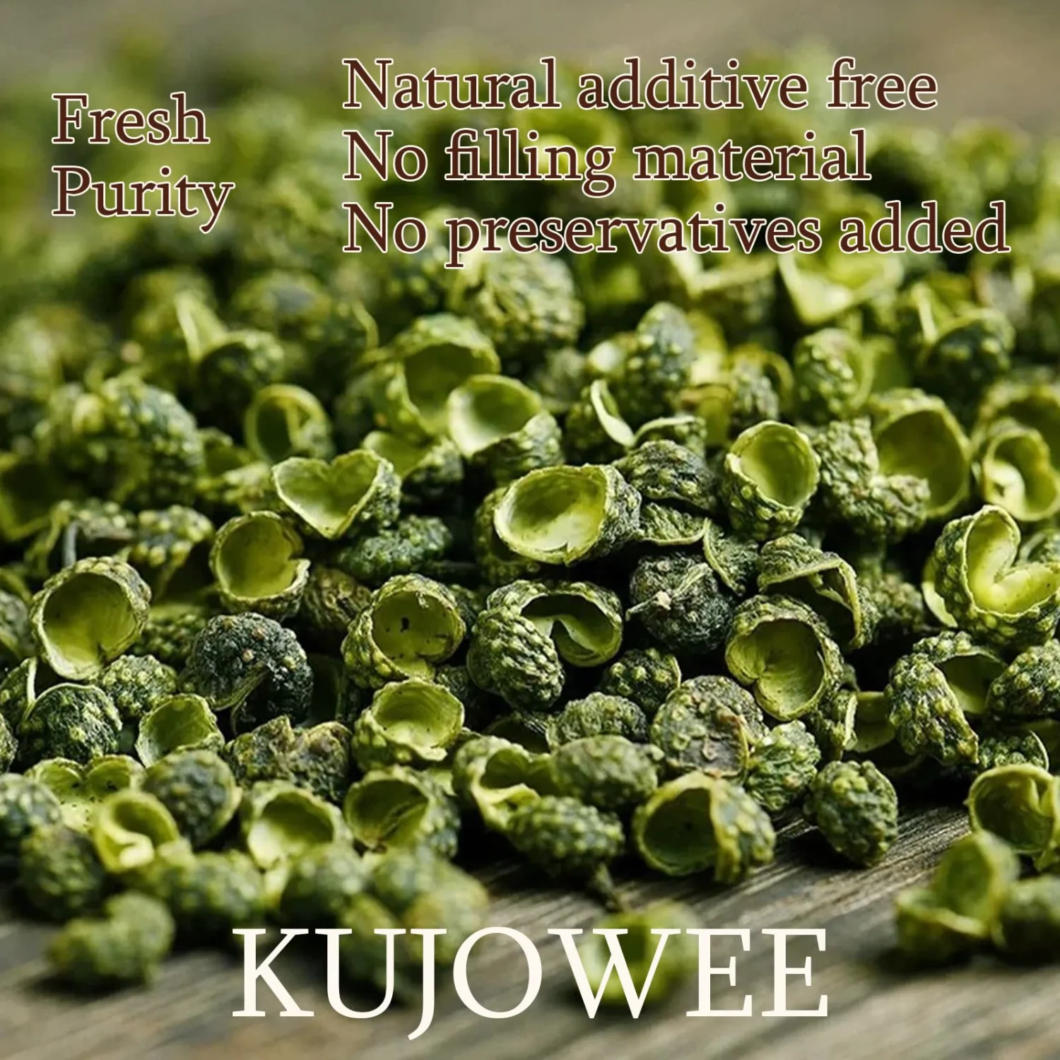 Kujowee 4oz Sichuan Green Peppercorns Whole Seed Less Spicy Spicy Flavor Strong Mapo Tofu, Kung Pao Chicken and Other Chinese Dishes Must