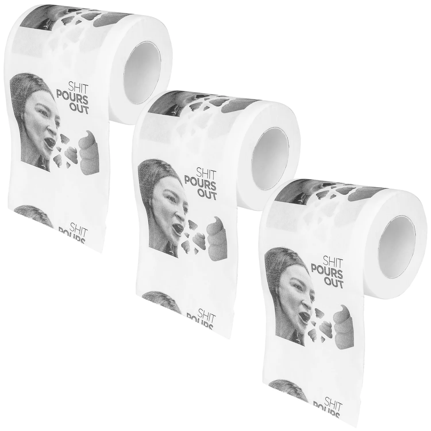 Alexandria Ocasio-Cortez Novelty Toilet Paper, 3-Pack – Funny Political Gag Gift for Republicans, Printed Democrat Toilet Paper by Fairly Odd Novelties
