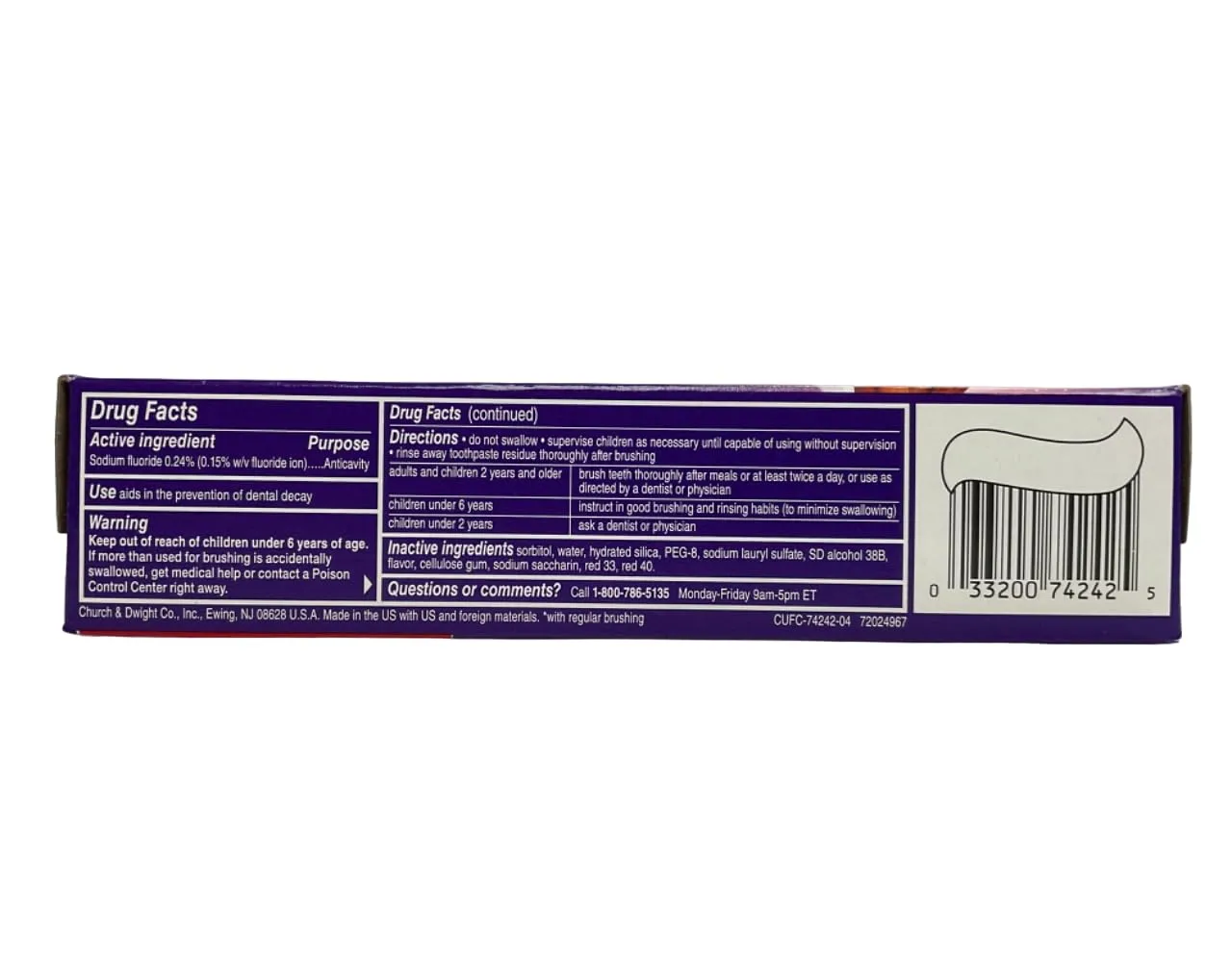 Close-Up Fluoride Toothpaste, Freshening Red Gel 4 oz