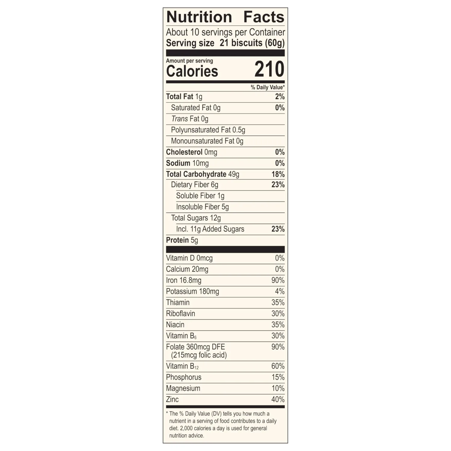Mom's Best Blueberry Wheatfuls Shredded Wheat Cereal, Made with Whole Grain, No Artificial Flavors or Preservatives, 22 OZ Box