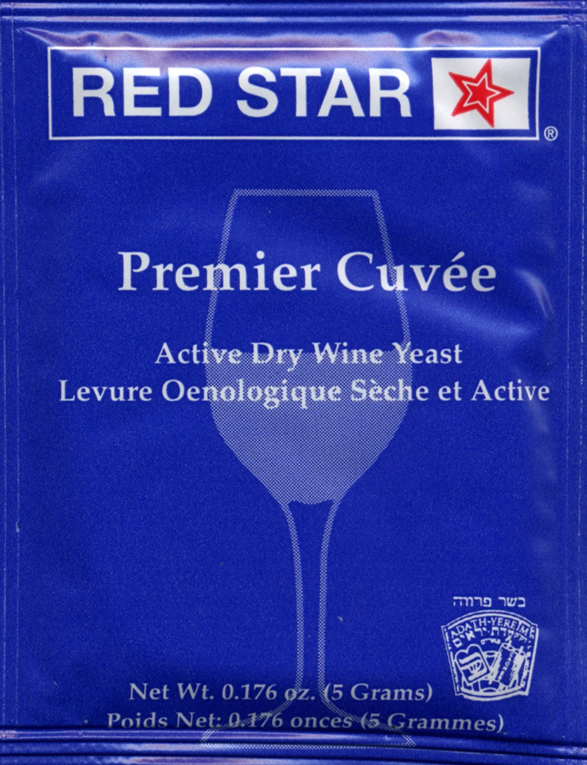Red Star Premier Cuvee Wine Yeast, 5g - 5-Pack