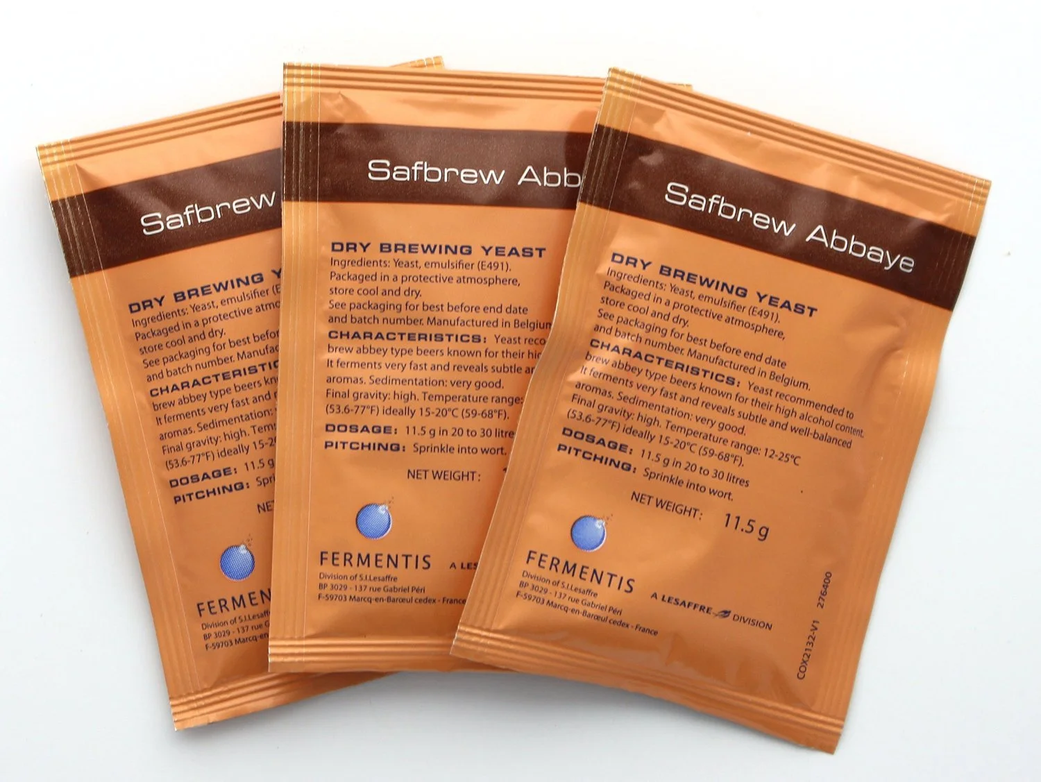 Safbrew BE-256 Abbaye Yeast-3 Count