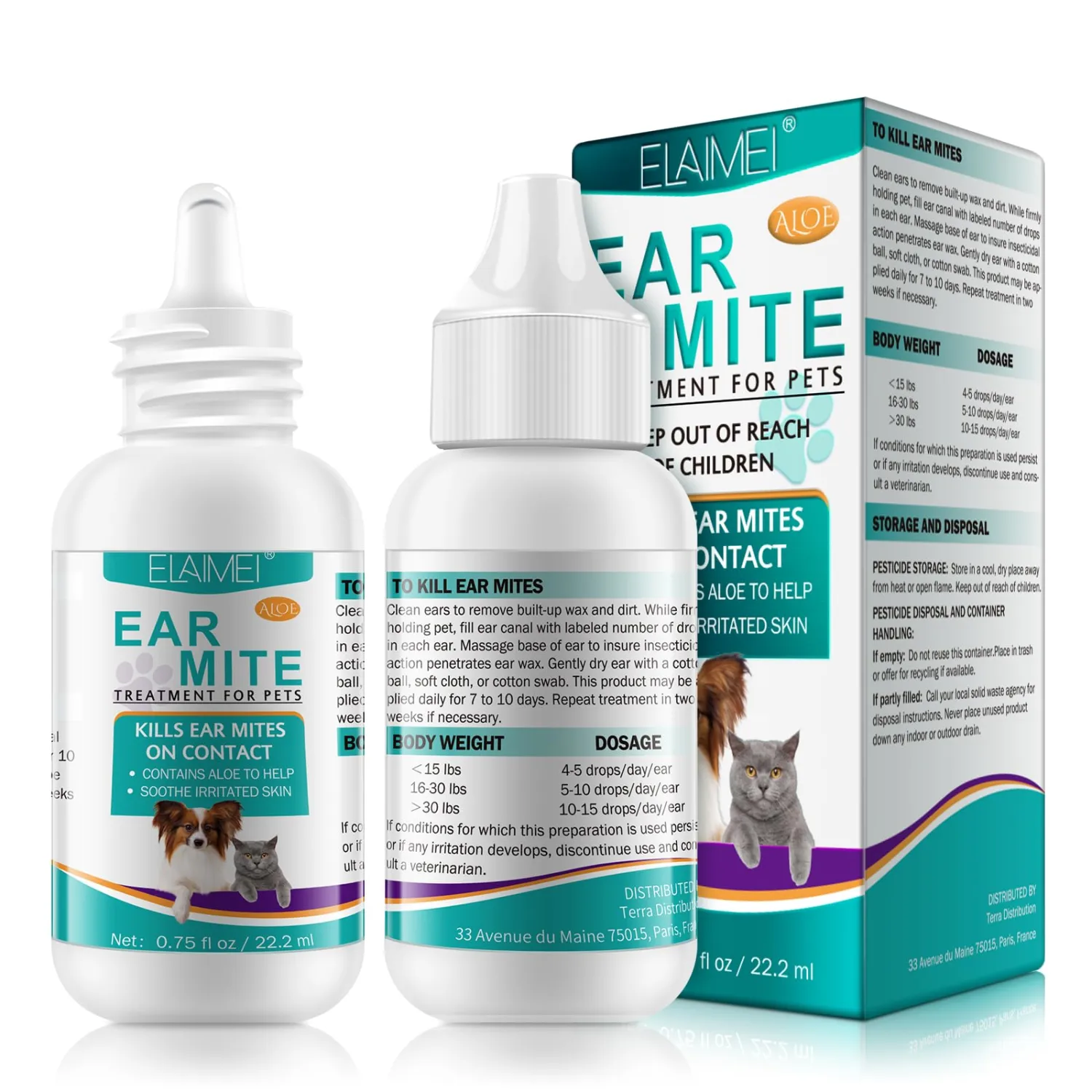 Ear Mite Treatment for Dogs, Dog Ear Infection Treatment, Ear Mite Treatment for Dog Yeast Infection, Alleviation Suffering from Ear Mites & Itching and Odours Stinky Stuff for Dogs Ears