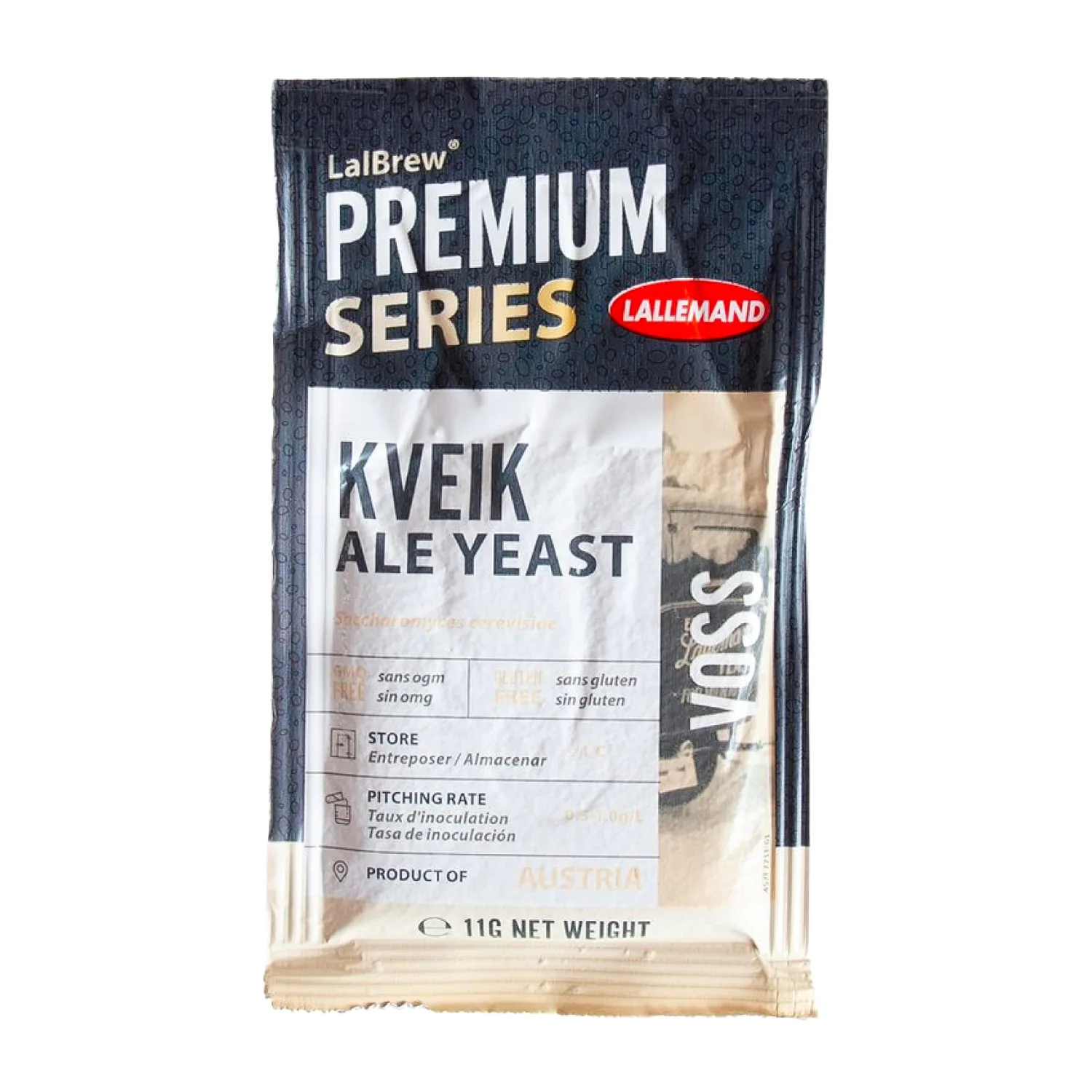 Craft A Brew - LalBrew Voss™ - Kveik Ale Yeast - For Craft Lagers - Ingredients for Home Brewing - Beer Making Supplies - (1 Pack)