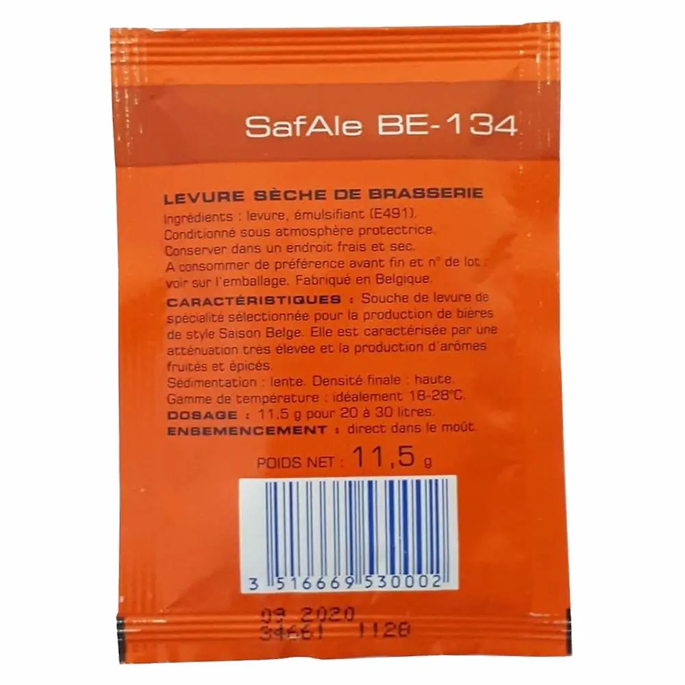 Safale BE-134 Dry Yeast - 11.5 g