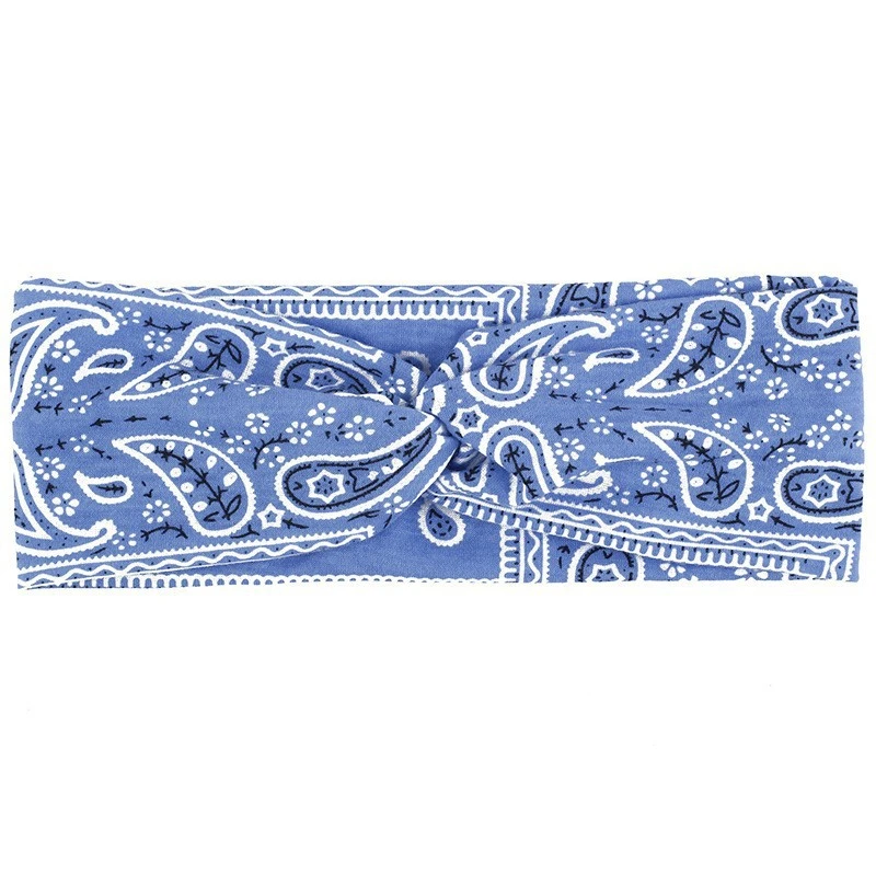 Wide Cotton Elastic Headband Female Hood