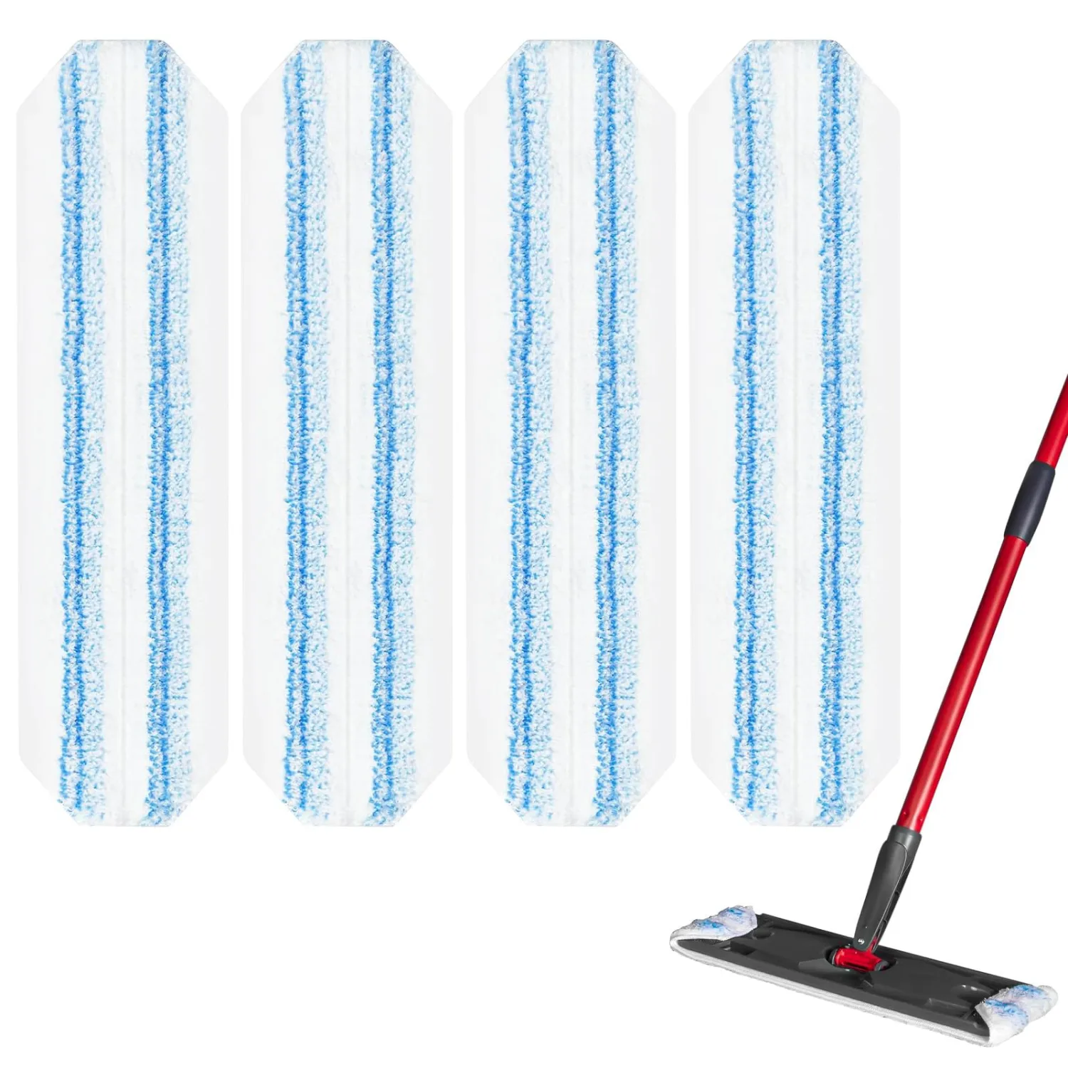 Flat Mop Replacement Cloth Machine Washable Wet And Dry Cleaning