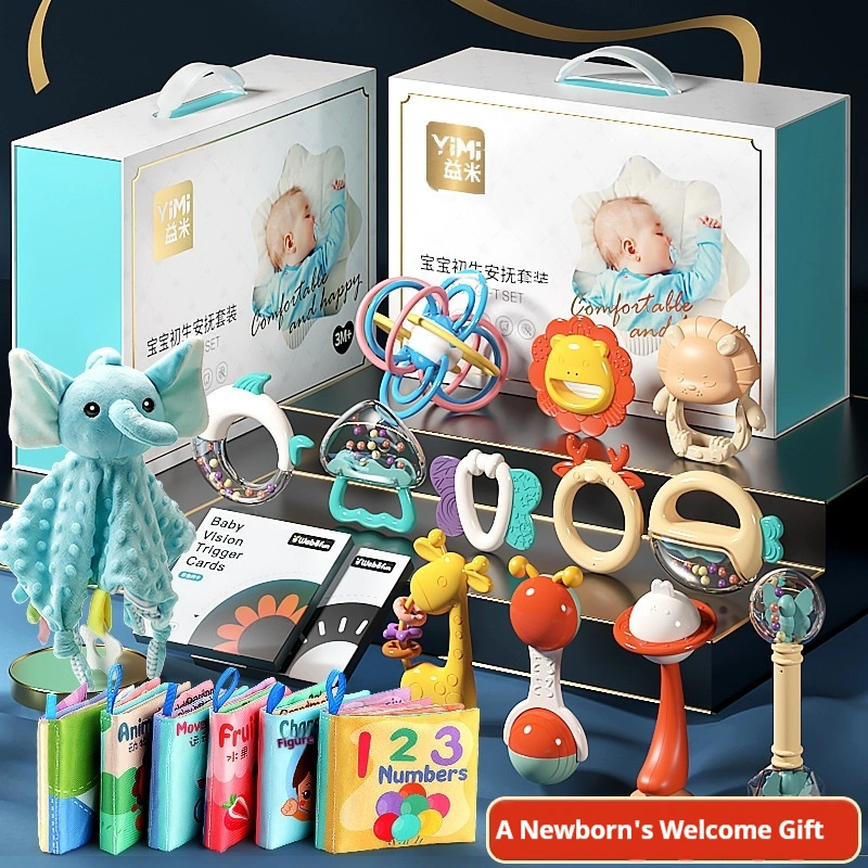 Baby Hand Cranked Bell Toy Newborn Meeting Gift Box Birthday Gift
