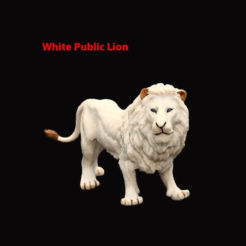 Solid Simulation Wild Animal Model Toys Ornaments