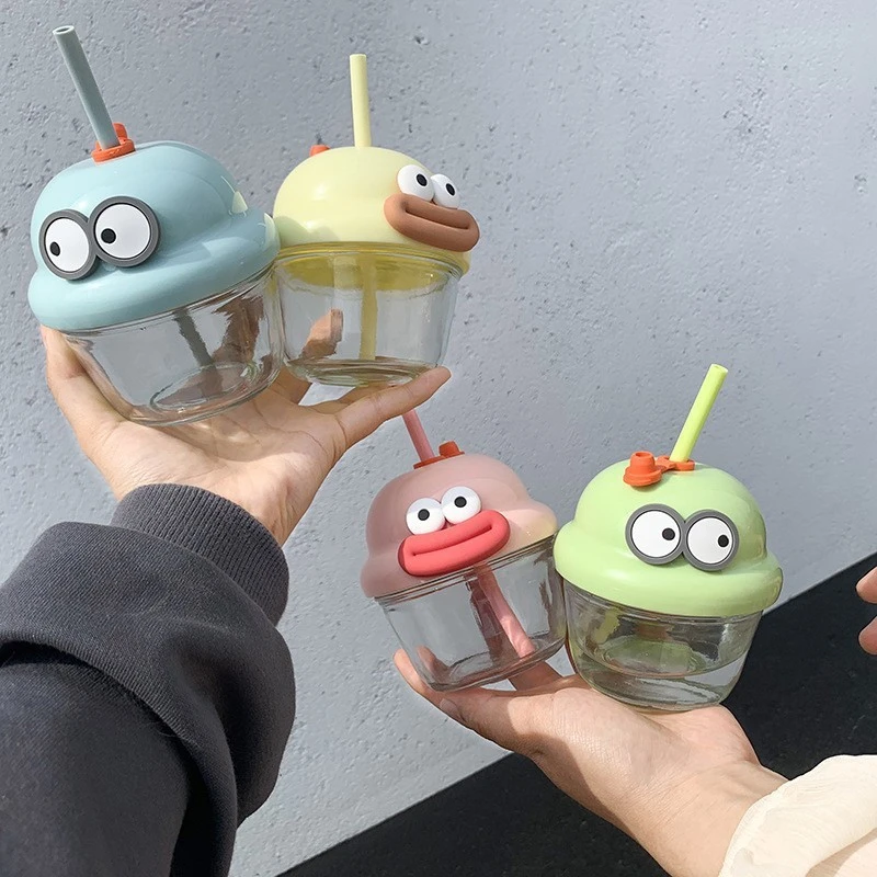 Good-looking Mini Straw Glass Cup
