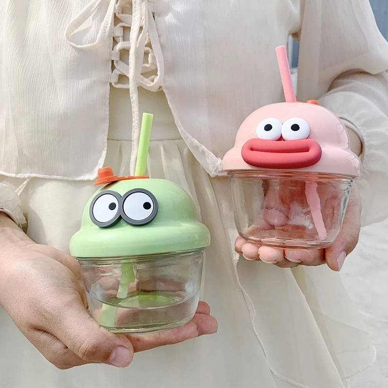 Good-looking Mini Straw Glass Cup