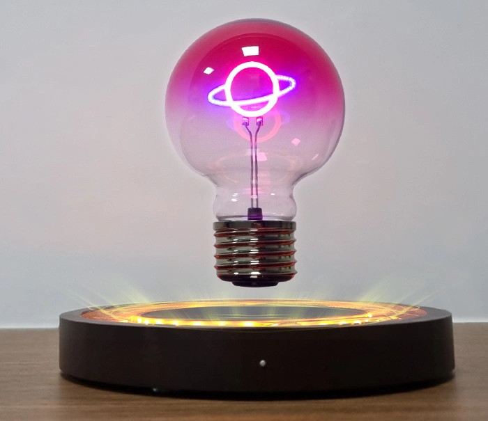 Magnetic Levitation Heart-shaped Bulb Creative Night Light