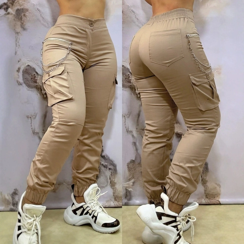 Retro Overalls Ankle-tied Casual Loose Pants