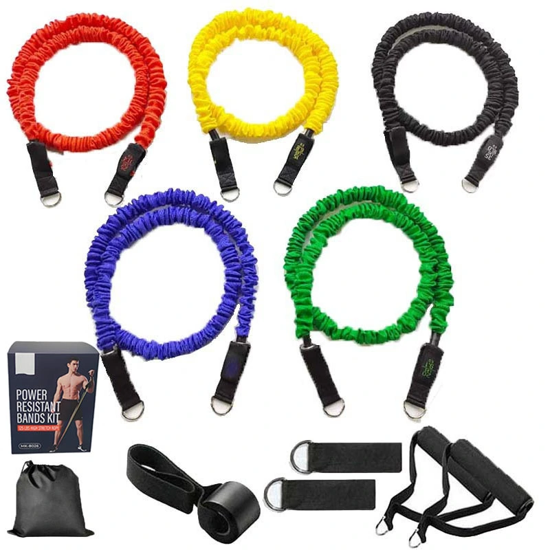 11-piece Set Chest Expander Eyelet Ribbon D-shaped Buckle