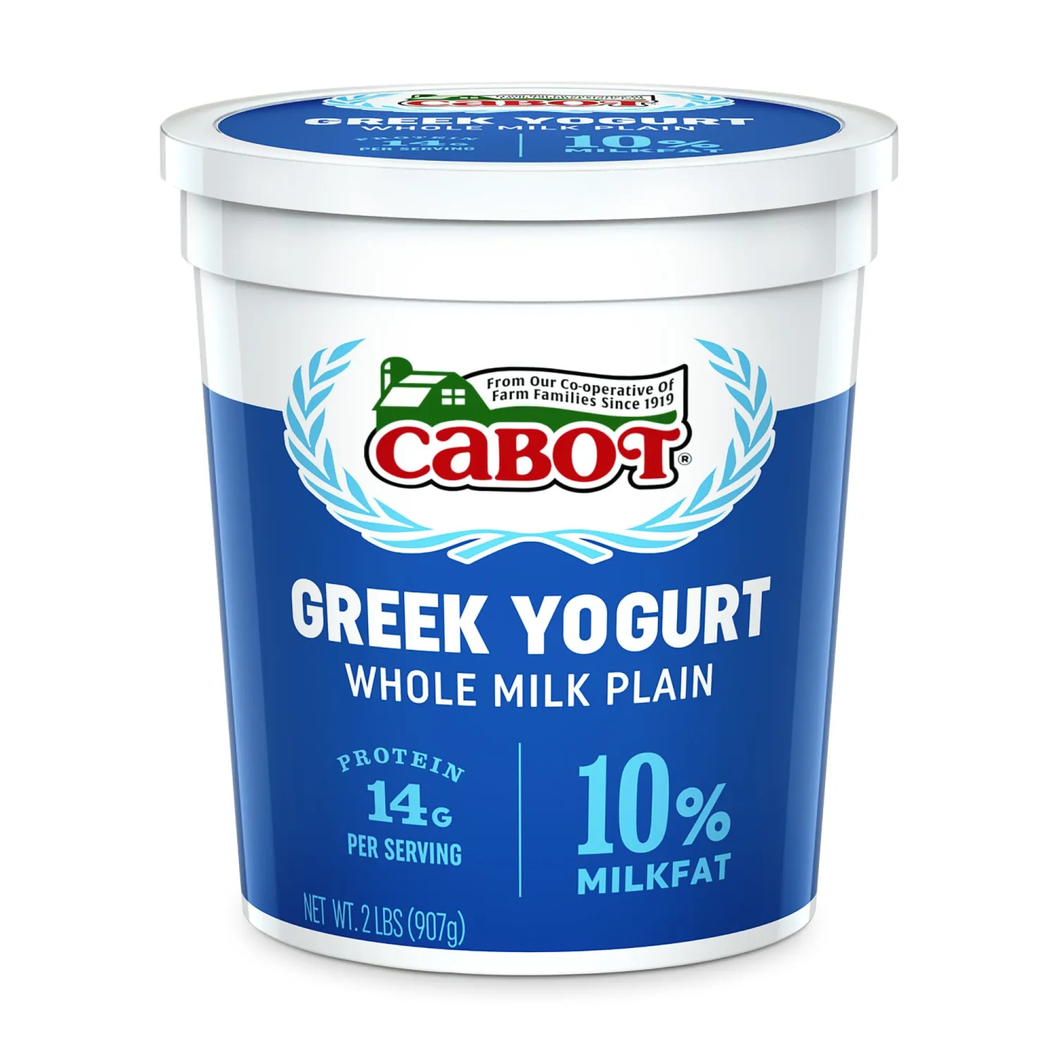 Cabot Greek Yogurt 10% Plain, 32 oz