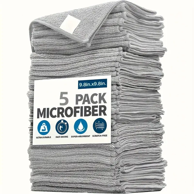 Microfiber Absorbent Cloth Kitchen Home Dishwashing Car Cleaning Towel