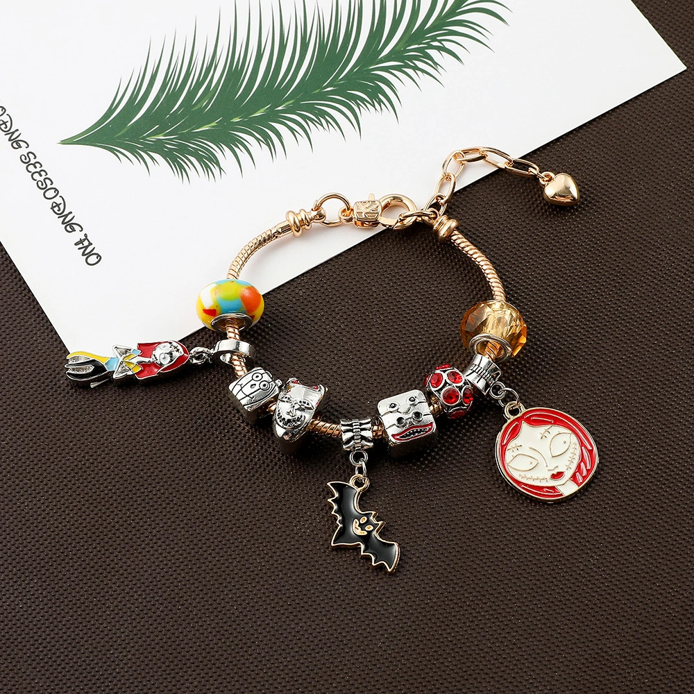 Halloween Children's Large Hole Beaded Braceletnecklace Gift Box