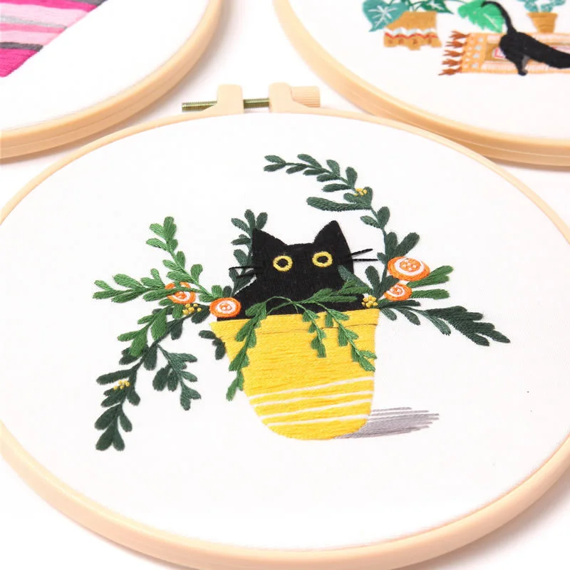 Embroidery Diy Material Package Kit Beginner