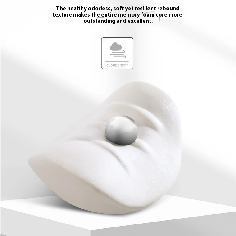 Suede Memory Foam Headrest Lumbar Support Pillow Cloud Feeling Slow Rebound