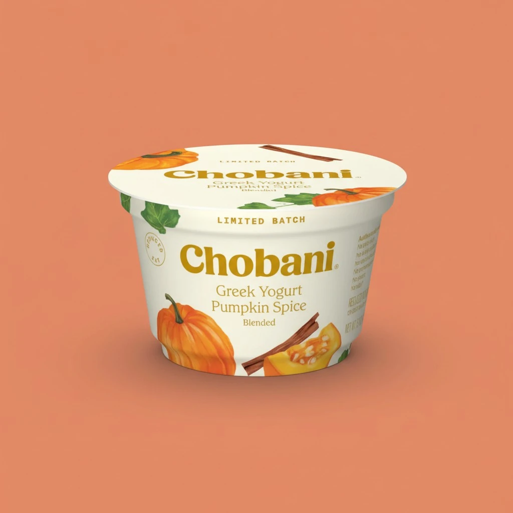Chobani® Low-Fat Greek Yogurt Pumpkin Spice Blended 5.3oz Limited Batch