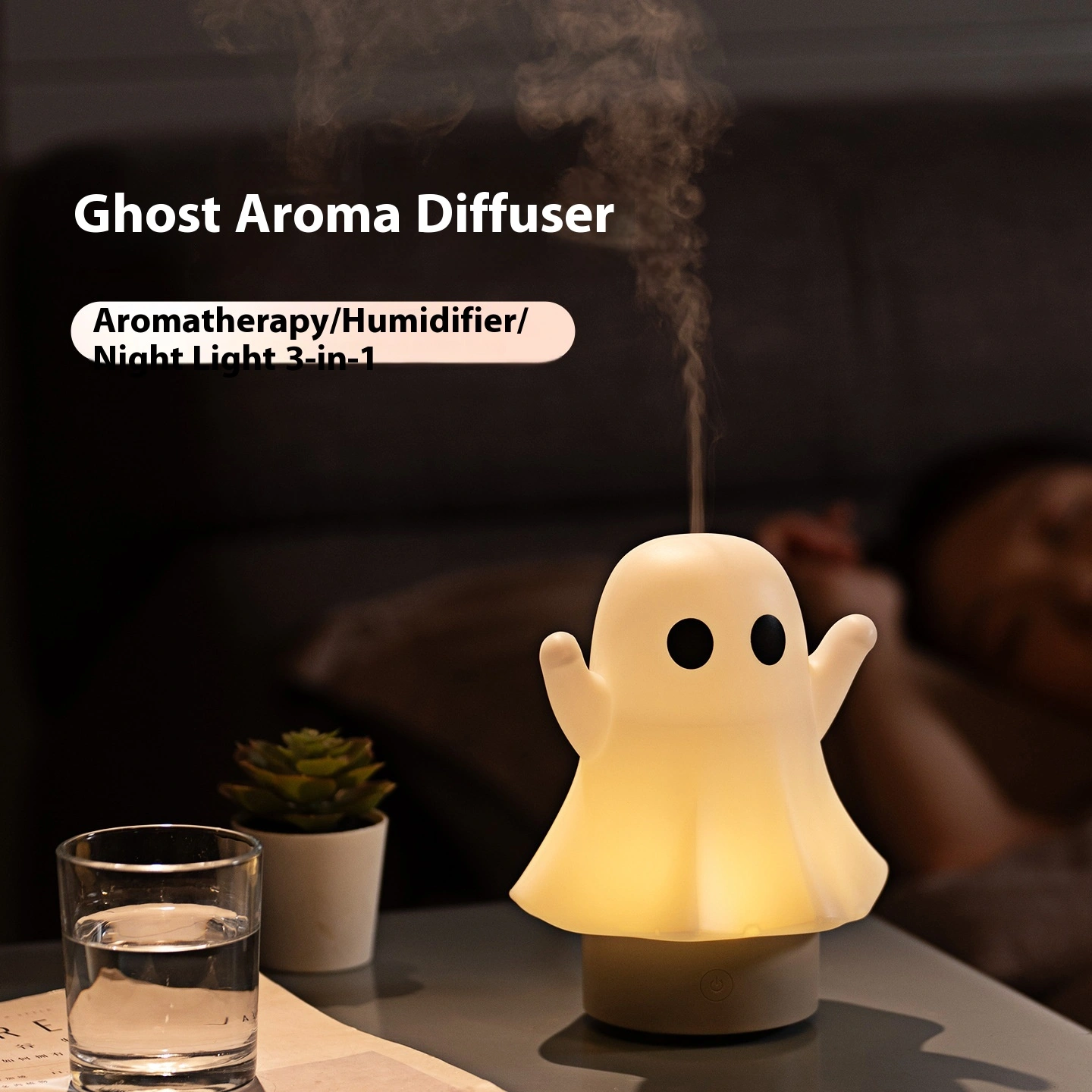 USB Humidifier Colorful Romantic Ambience Light