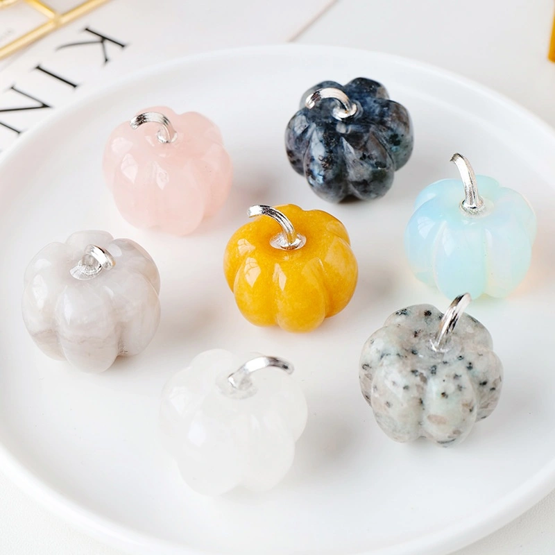 Natural Crystal Pumpkin Sculpture Crystal