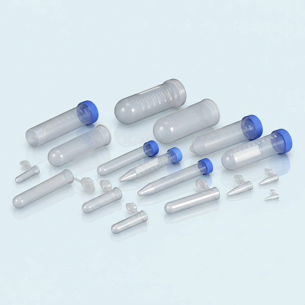 Plastic Centrifuge Tube Full Scale Clear