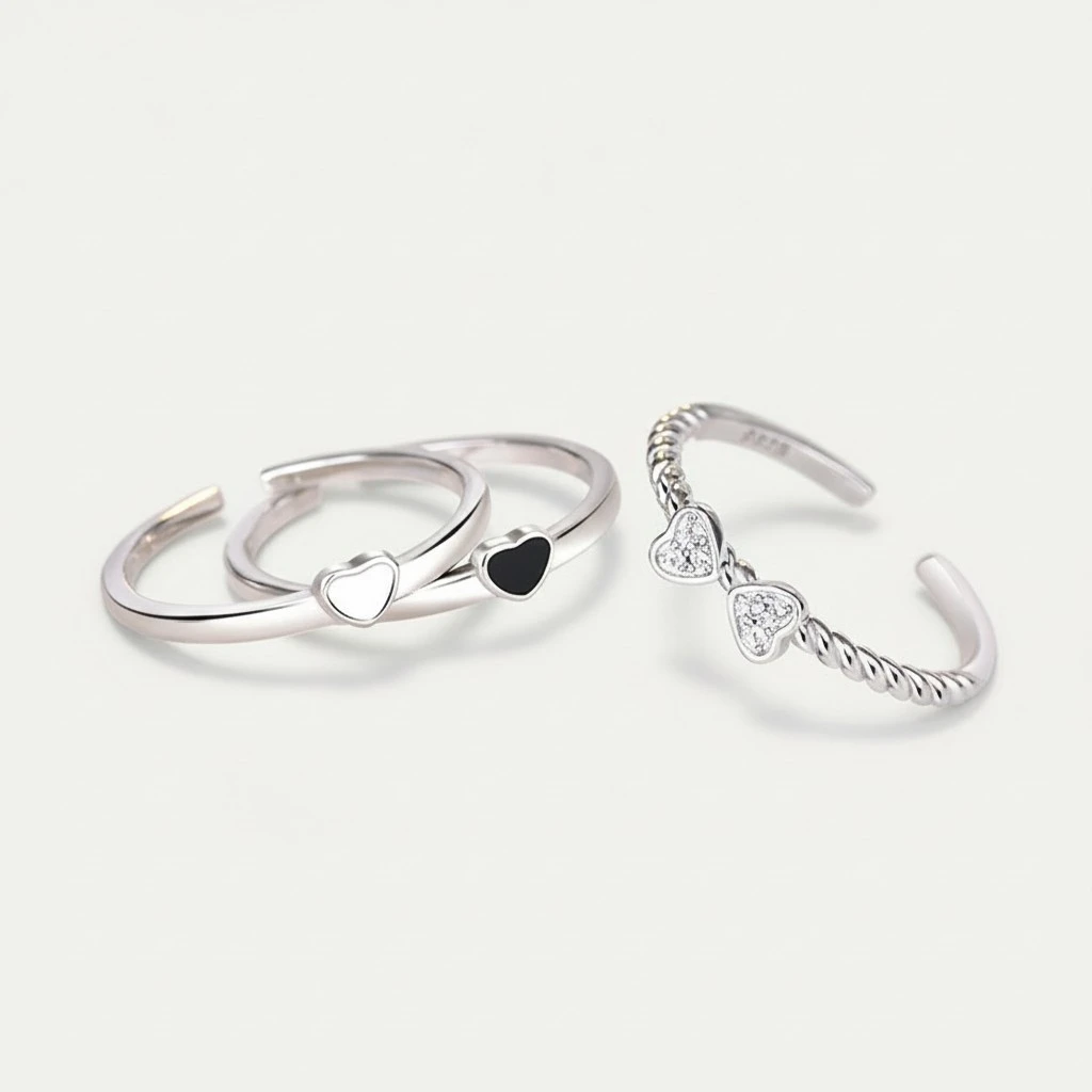 3in1 Combination Detachable Jewelry Women's Ring
