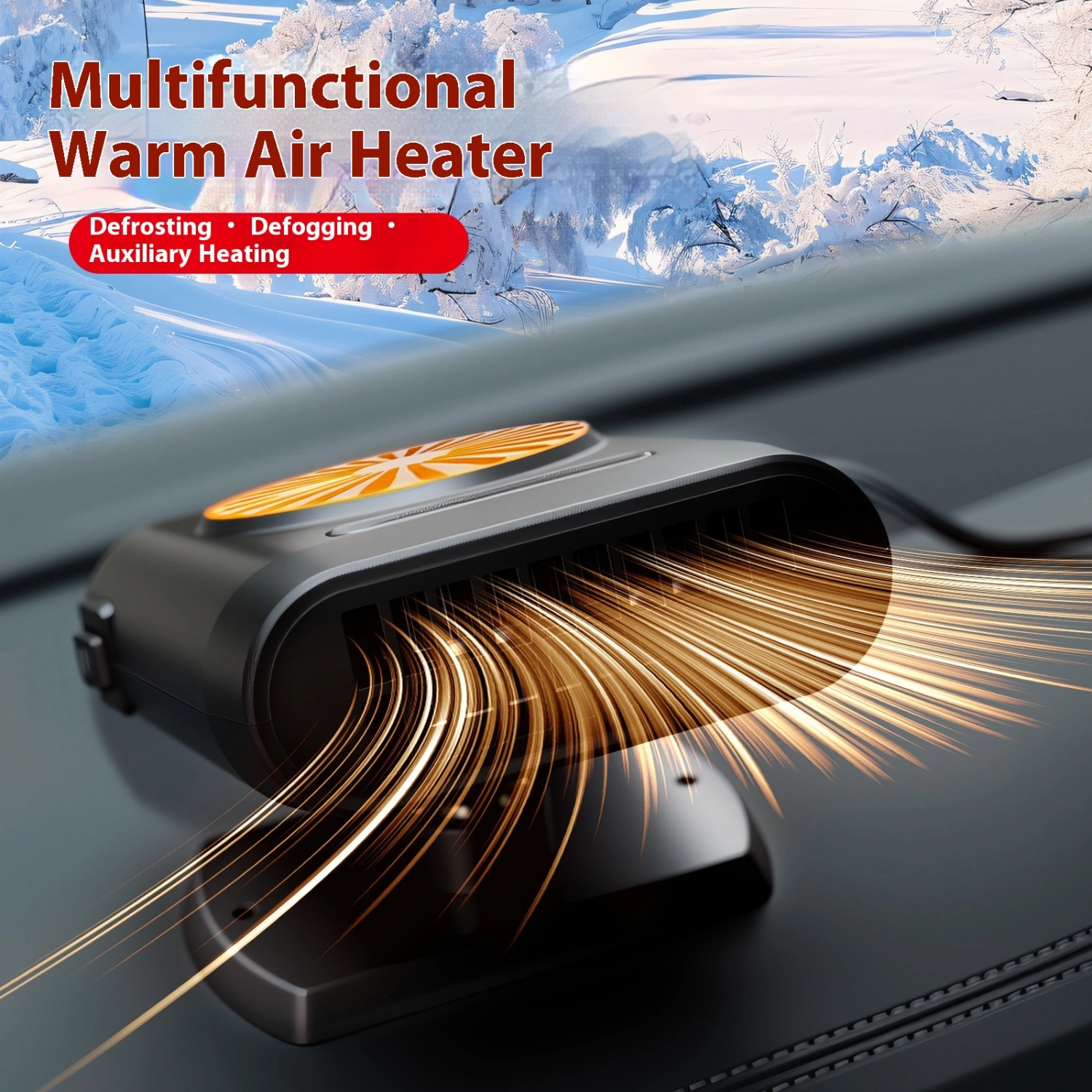 Front Windshield Glass Car Heating Defogging Car Warm Air Blower