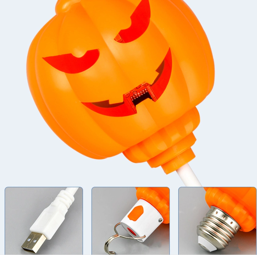 Pumpkin Lamp Holiday Party Bedroom Decoration
