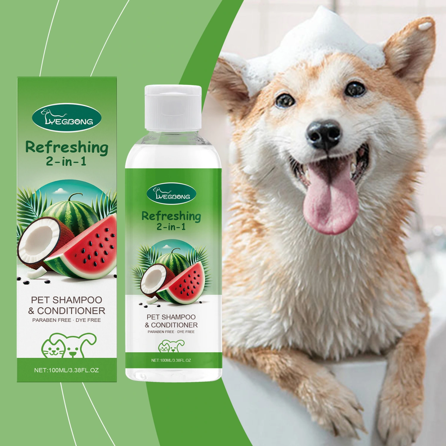 Pet 2-in-1 Shampoo Fragrance Shower Gel