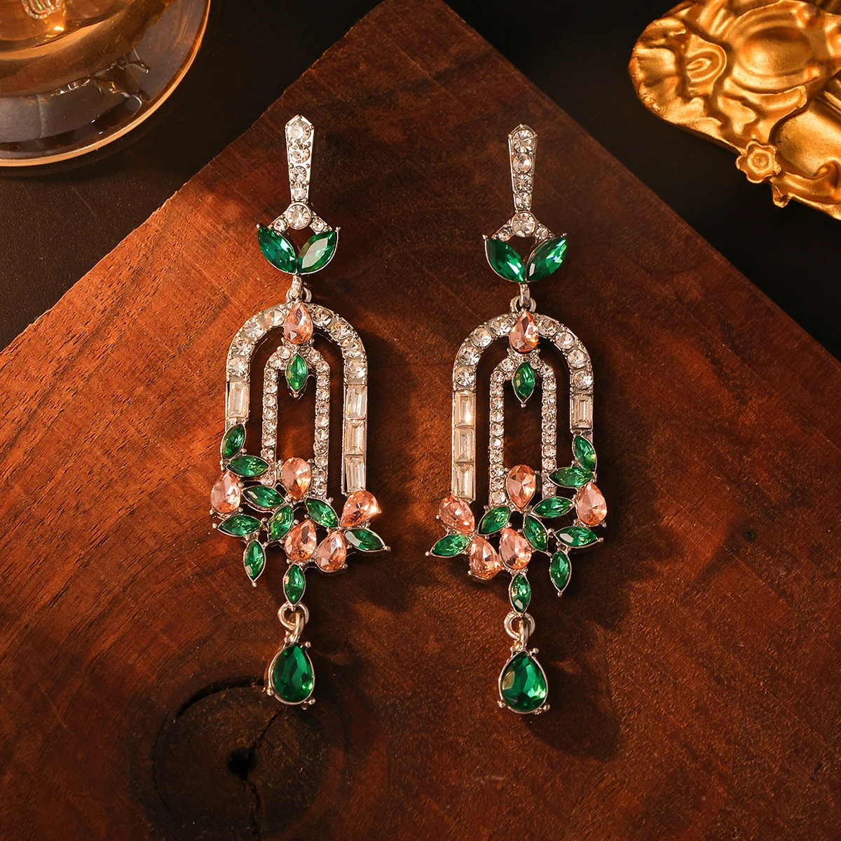 Flower Cluster Elegant Temperament Entry Lux Tassel Earrings