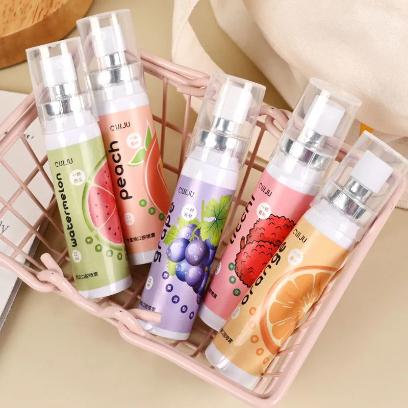 Portable Fruit Flavor Breath Freshener