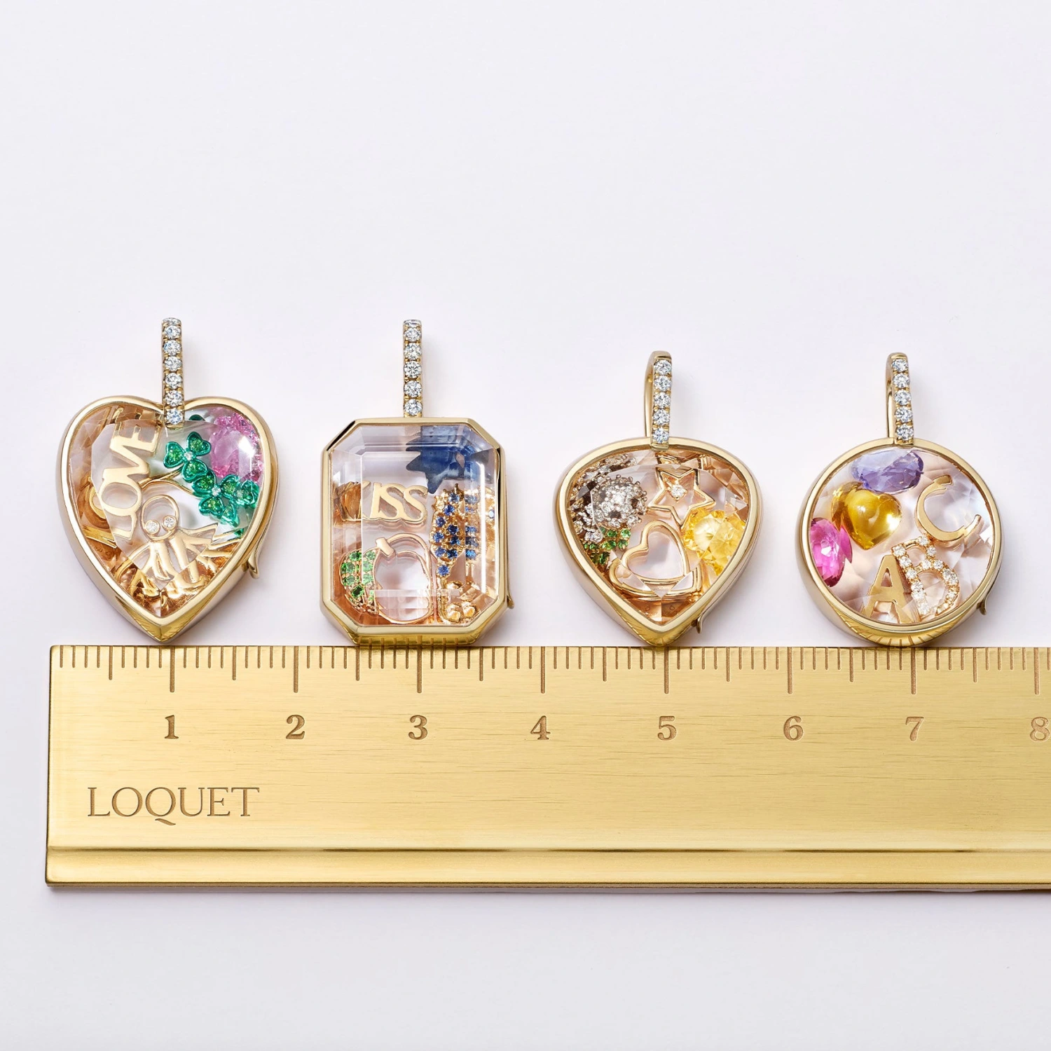Retro Personalized Glass Photo Box Pendant