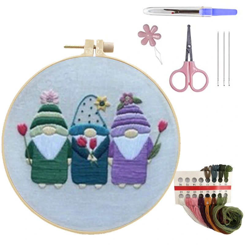 Embroidery Christmas Embroidery KIT Christmas KIT Embroidery Handicraft DIY Material