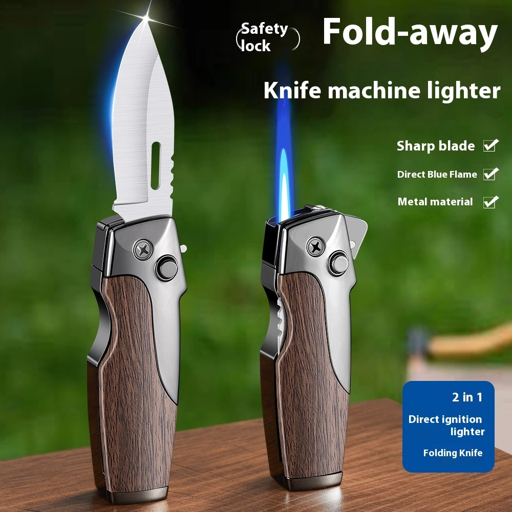 Outdoor Tools Metal Folding Lighter Portable
