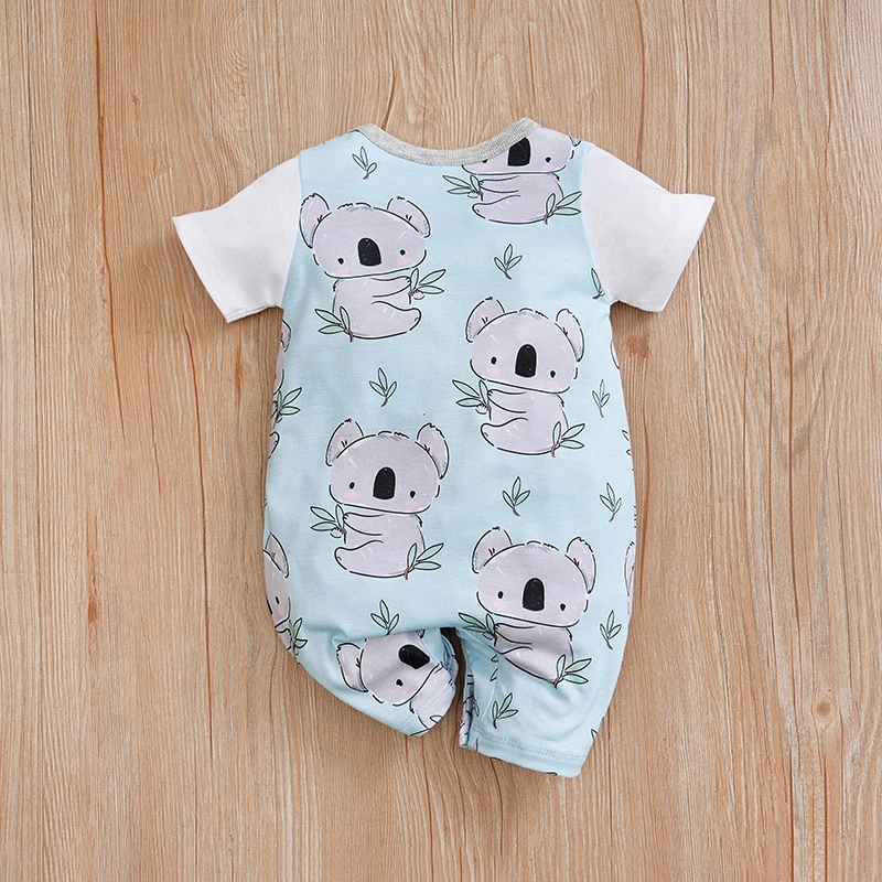 Summer New Baby Jumpsuit Full Printed Koala Baby