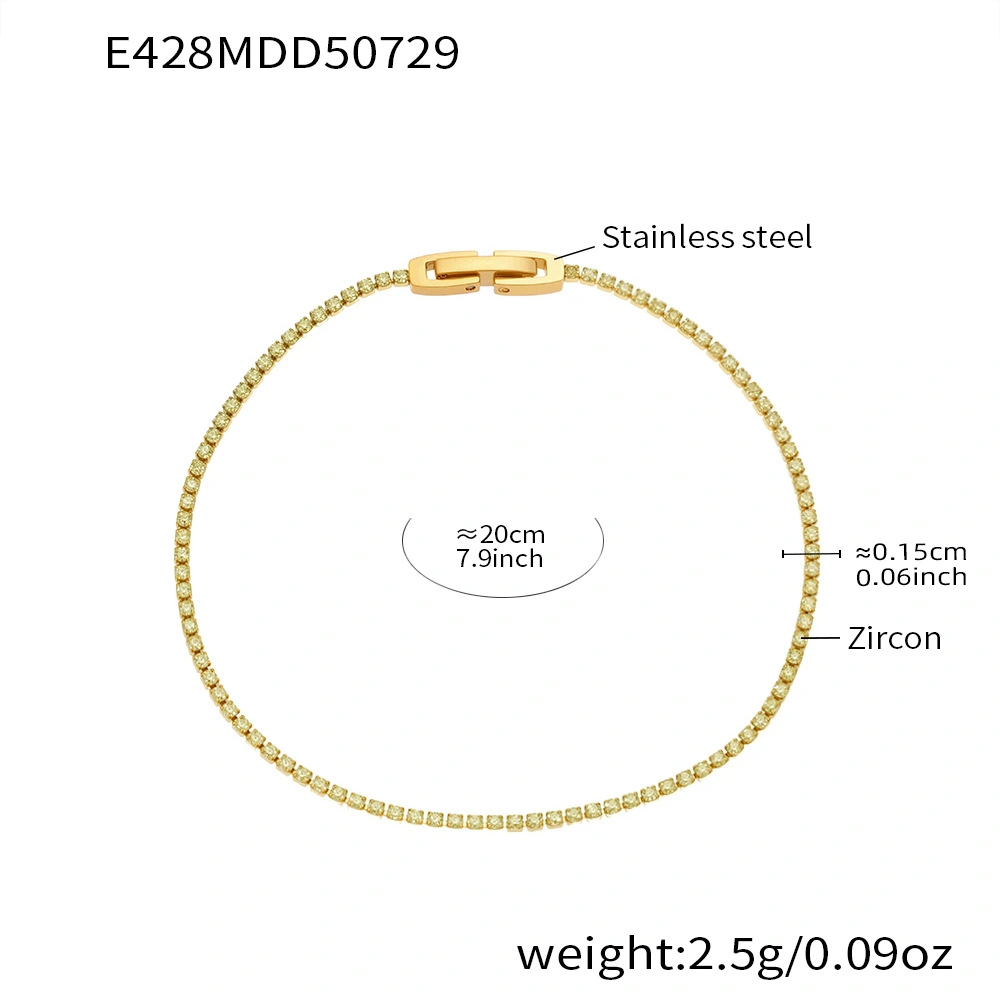 Super Full-Diamond Fine Ring Bracelet