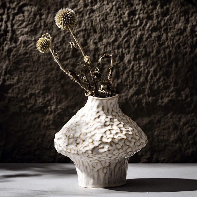 Living Room Flower Arrangement Dried Flower Hydroponic Ceramic Vase