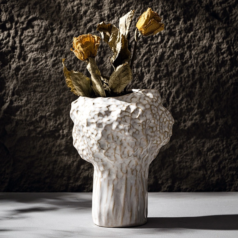 Living Room Flower Arrangement Dried Flower Hydroponic Ceramic Vase