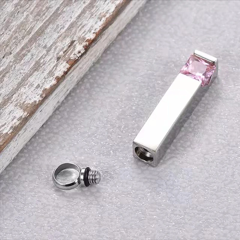 Twelve Birthday Stone Ashes Necklace Can Be Opened With Diamonds Zodiac
