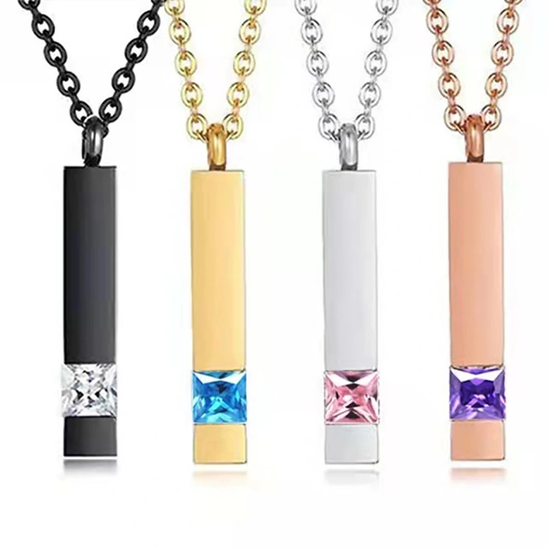Twelve Birthday Stone Ashes Necklace Can Be Opened With Diamonds Zodiac