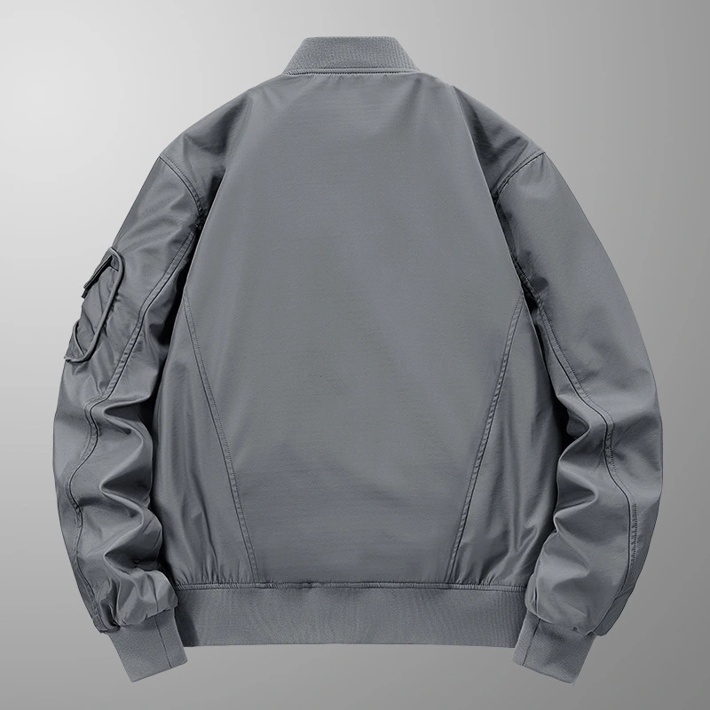 Pilot Jacket Men's Multi-bag Windproof Breathable Retro Coat Top