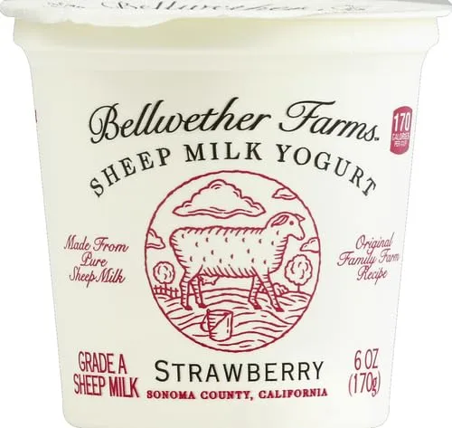 Bellwether Farms Strawberry Sheep Milk Yogurt, 6 Oz