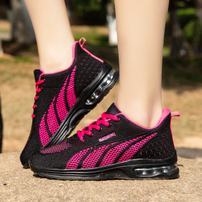Mesh Women's Breathable Shoes Flying Woven Air Cushion