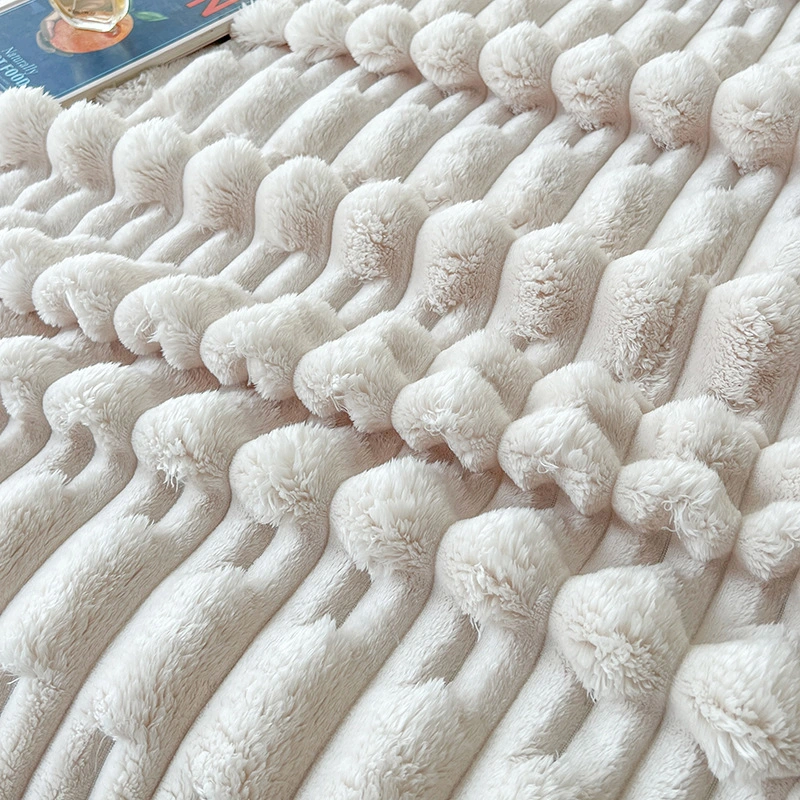 Versatile For Household Use Bamboo Knot Milk Flannel Blanket